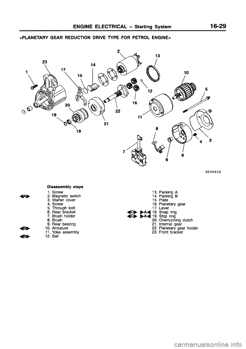 MITSUBISHI GALANT 1997 8.G Workshop Manual 
