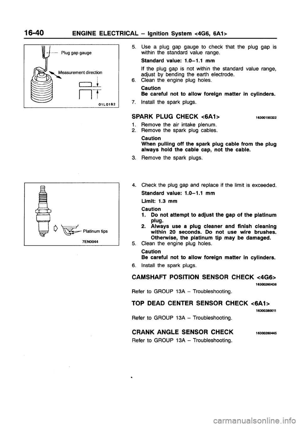 MITSUBISHI GALANT 1997 8.G Workshop Manual MITSUBISHI GALANT 1997 8.G Workshop Manual