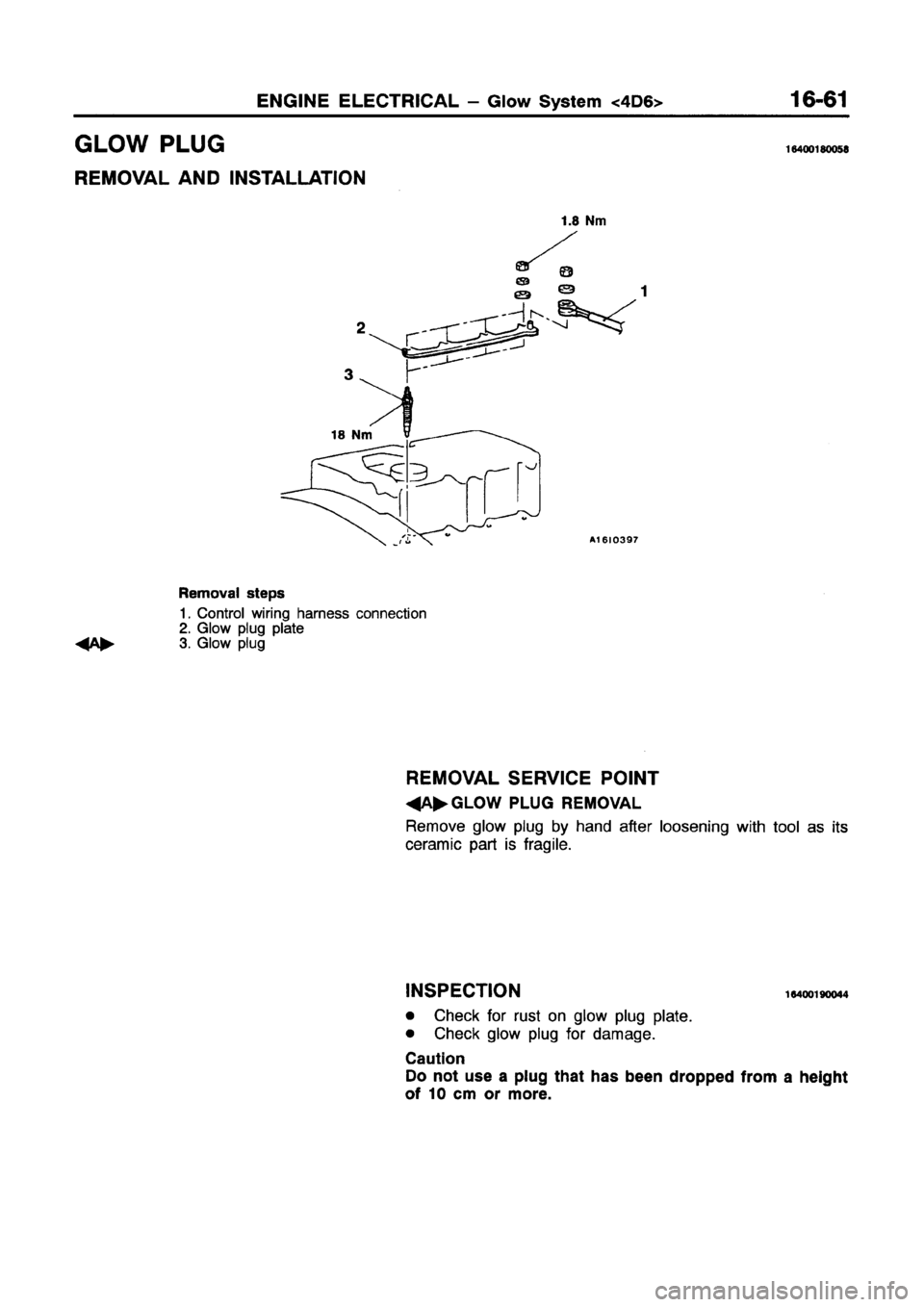 MITSUBISHI GALANT 1997 8.G Workshop Manual MITSUBISHI GALANT 1997 8.G Workshop Manual