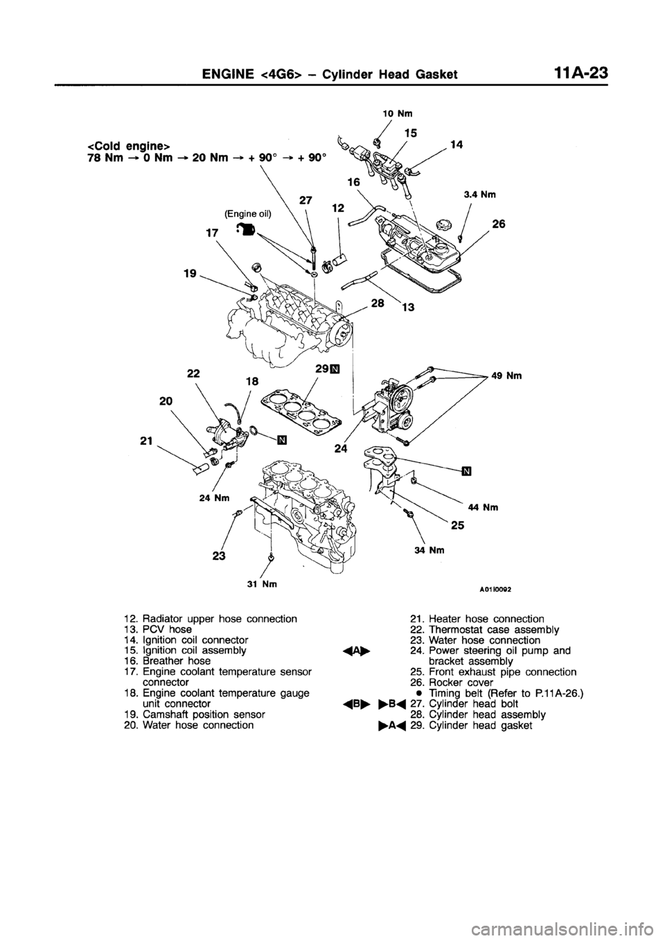 MITSUBISHI GALANT 1997 8.G Repair Manual MITSUBISHI GALANT 1997 8.G Repair Manual