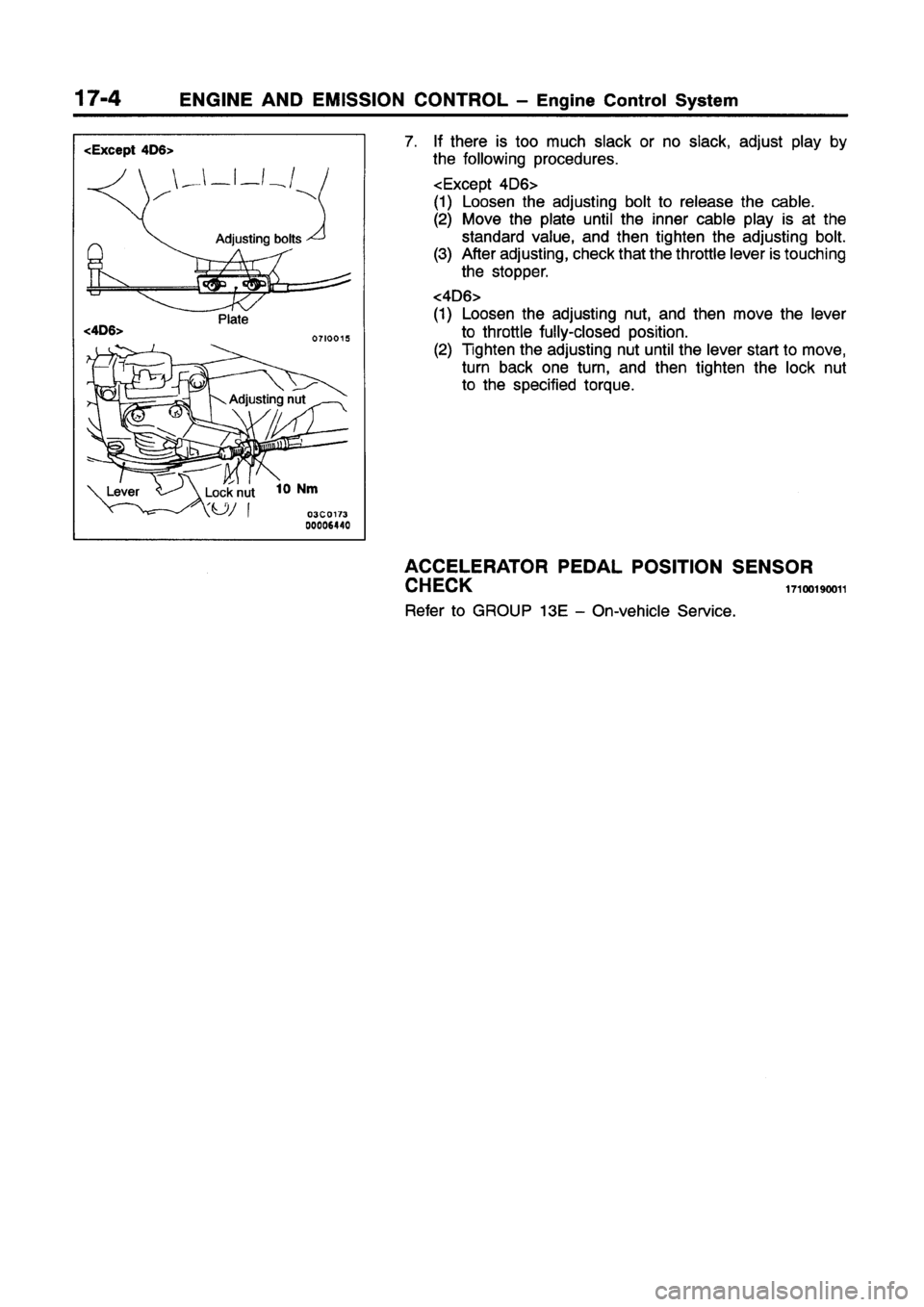 MITSUBISHI GALANT 1997 8.G Workshop Manual MITSUBISHI GALANT 1997 8.G Workshop Manual
