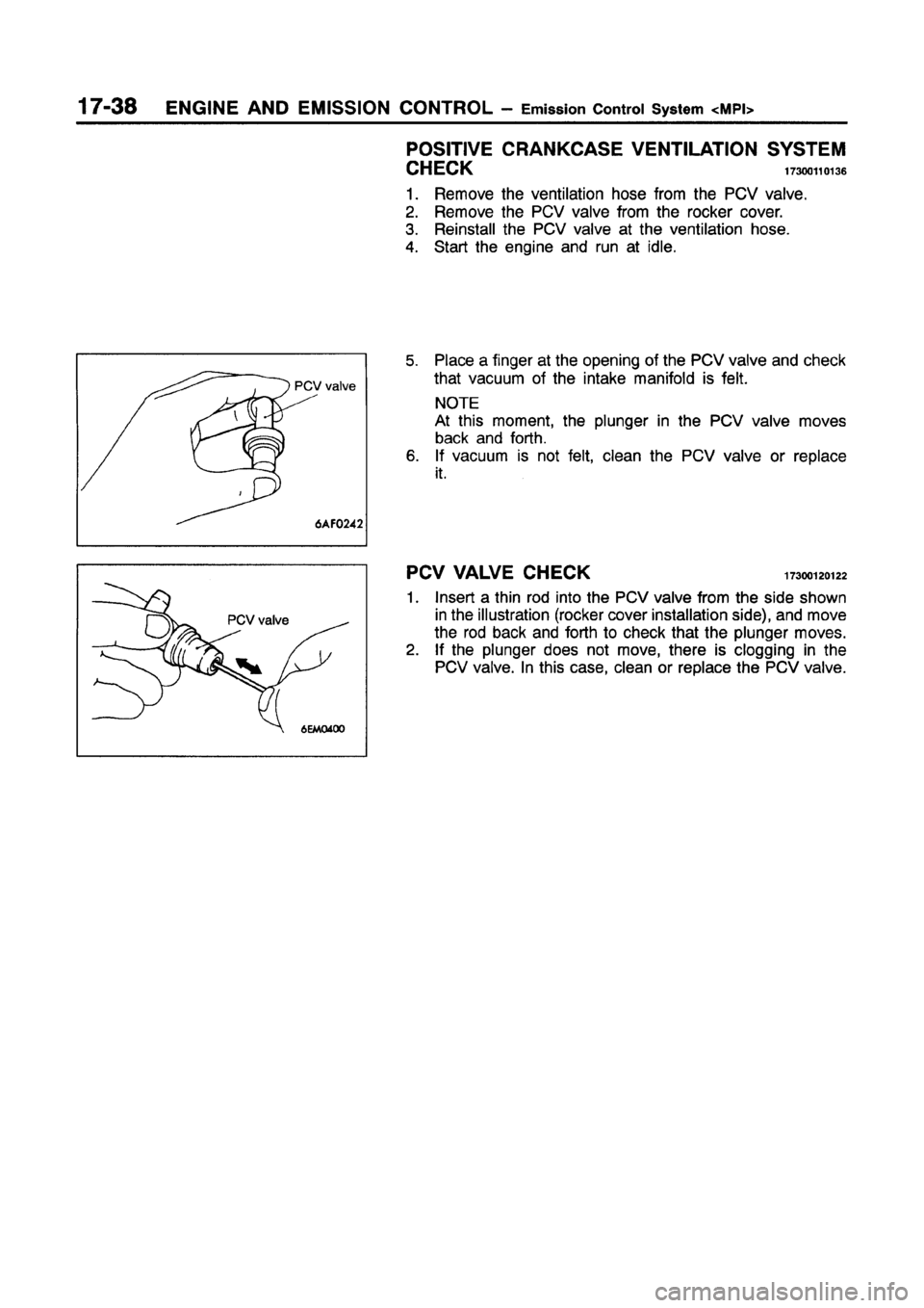 MITSUBISHI GALANT 1997 8.G Workshop Manual MITSUBISHI GALANT 1997 8.G Workshop Manual