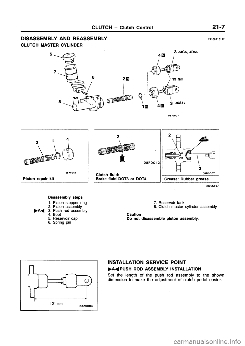 MITSUBISHI GALANT 1997 8.G Workshop Manual MITSUBISHI GALANT 1997 8.G Workshop Manual