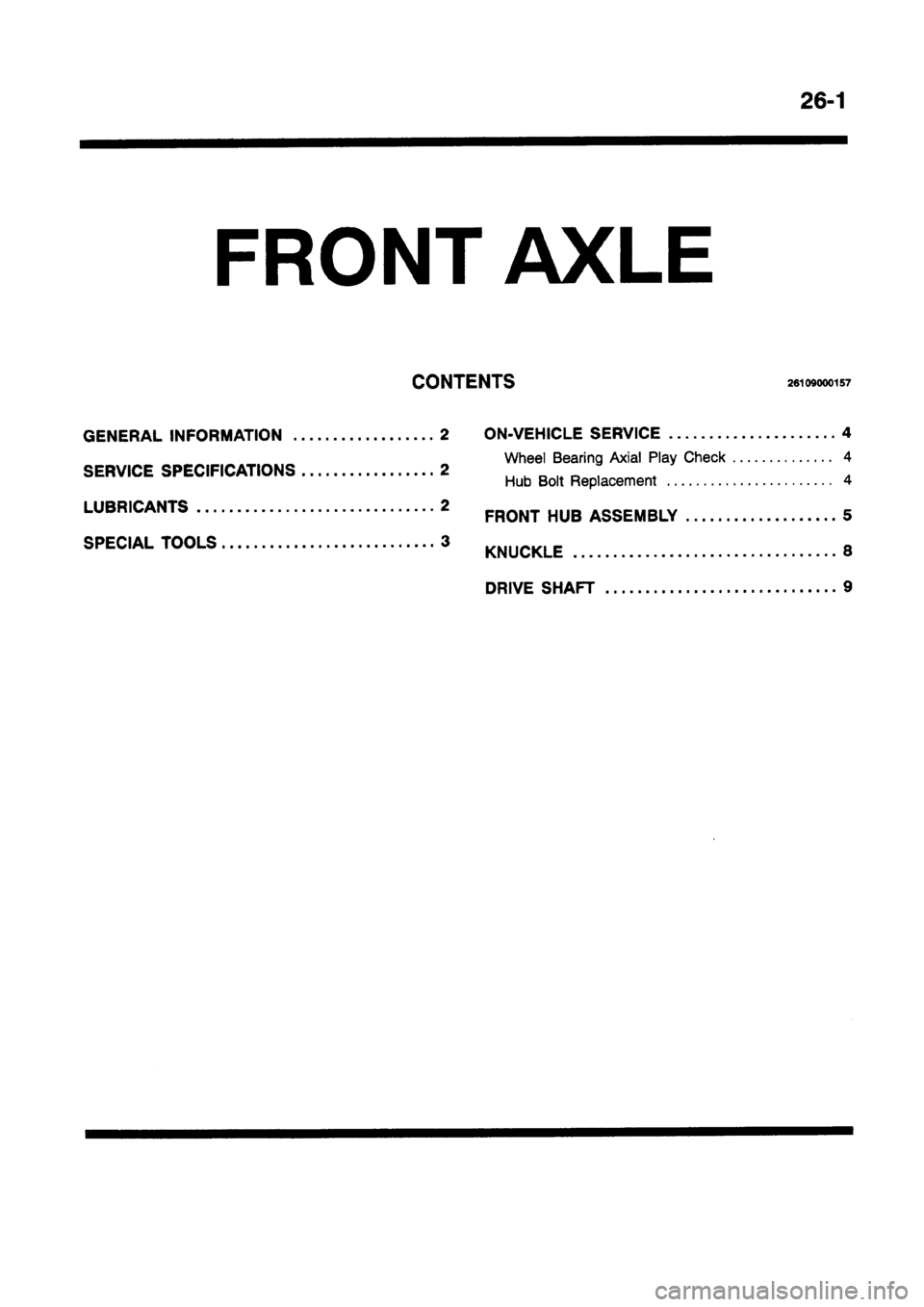 MITSUBISHI GALANT 1997 8.G Workshop Manual MITSUBISHI GALANT 1997 8.G Workshop Manual