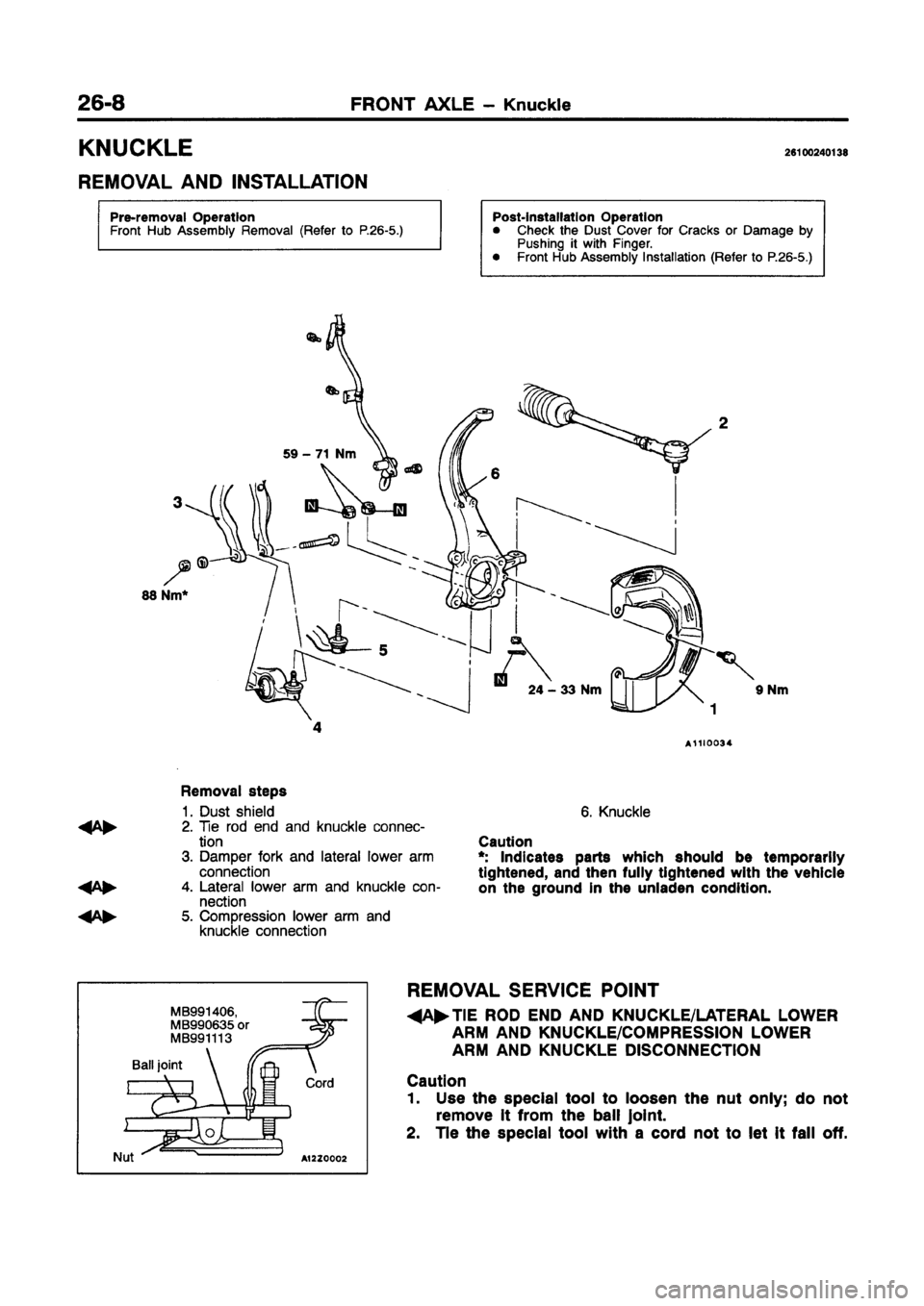 MITSUBISHI GALANT 1997 8.G Workshop Manual MITSUBISHI GALANT 1997 8.G Workshop Manual