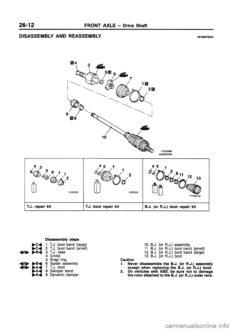MITSUBISHI GALANT 1997 8.G Workshop Manual MITSUBISHI GALANT 1997 8.G Workshop Manual