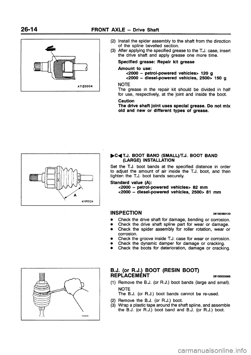 MITSUBISHI GALANT 1997 8.G Workshop Manual 