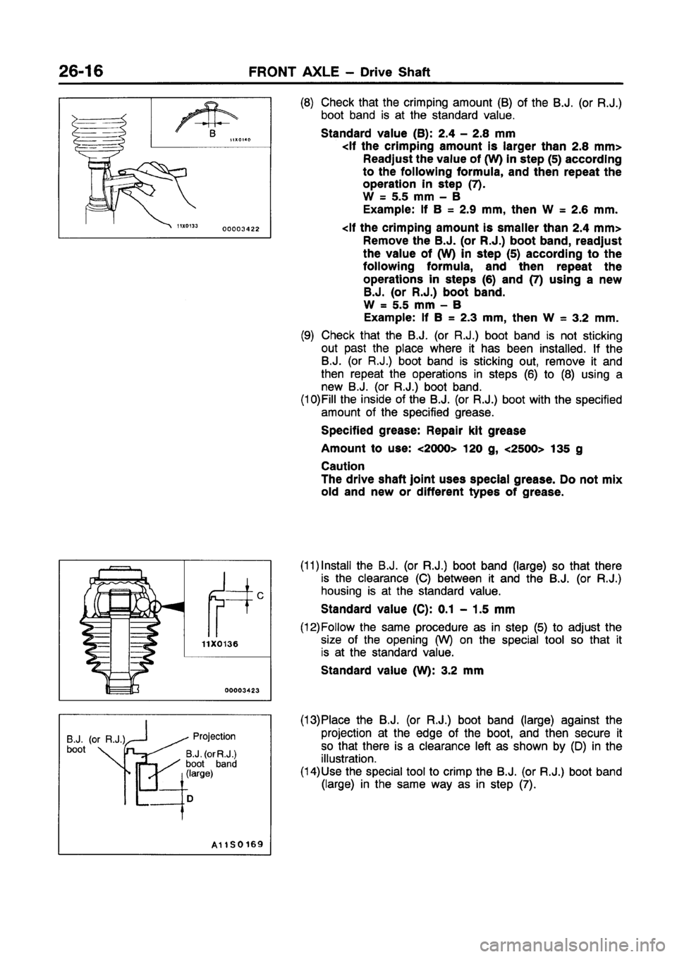 MITSUBISHI GALANT 1997 8.G Workshop Manual 