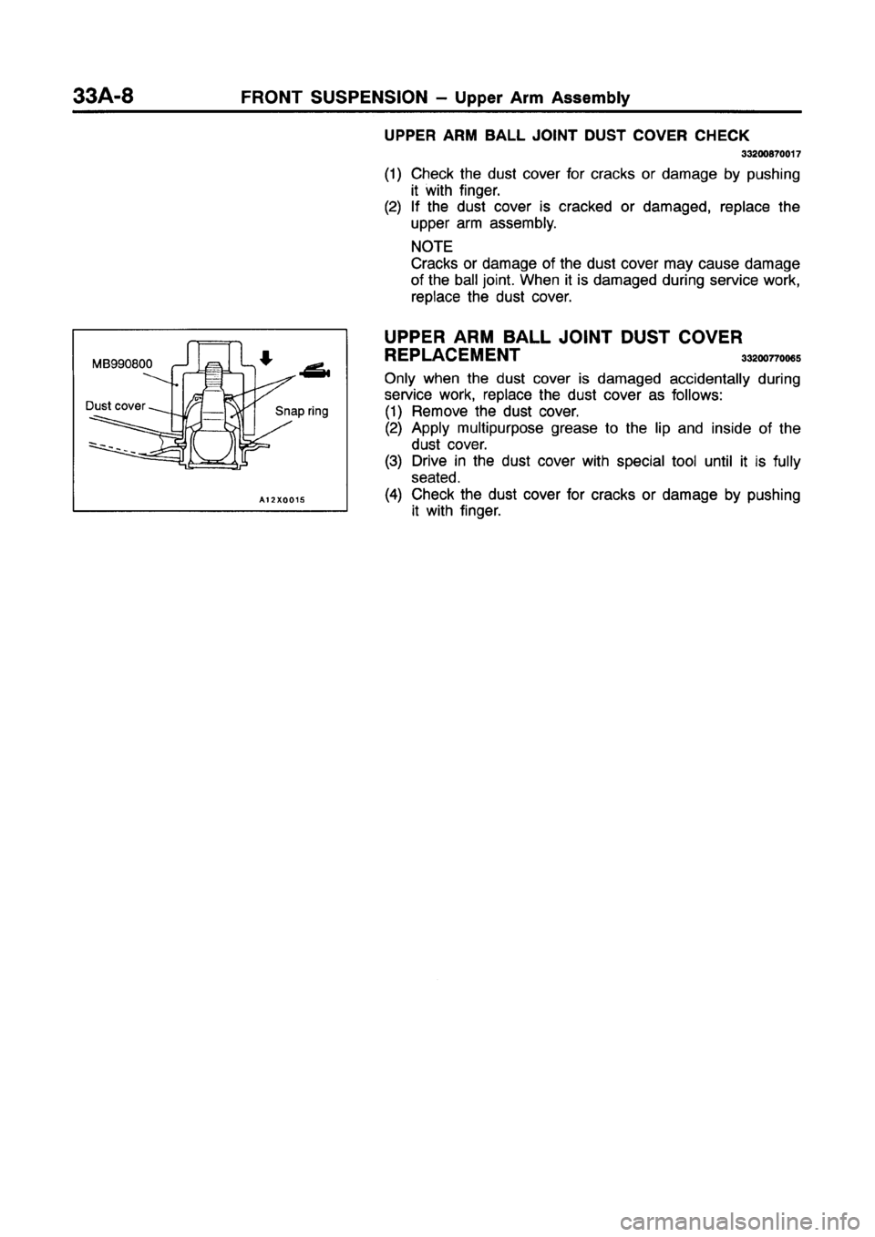 MITSUBISHI GALANT 1997 8.G Workshop Manual MITSUBISHI GALANT 1997 8.G Workshop Manual