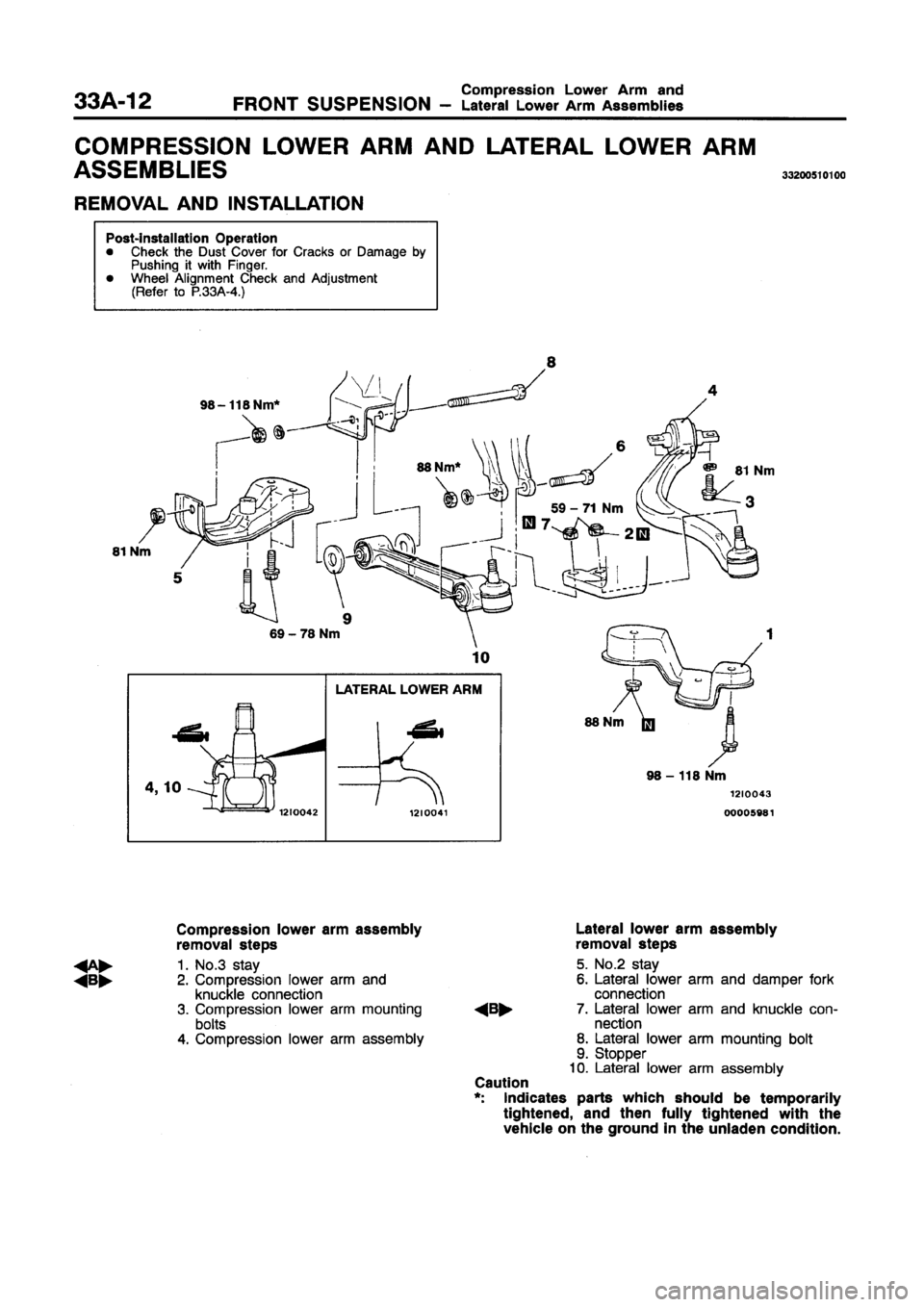 MITSUBISHI GALANT 1997 8.G Workshop Manual MITSUBISHI GALANT 1997 8.G Workshop Manual