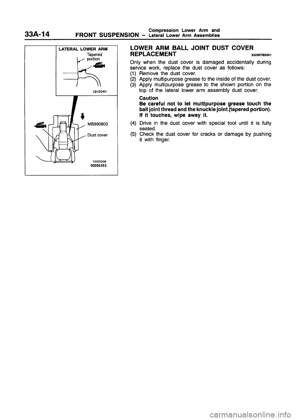 MITSUBISHI GALANT 1997 8.G Workshop Manual MITSUBISHI GALANT 1997 8.G Workshop Manual