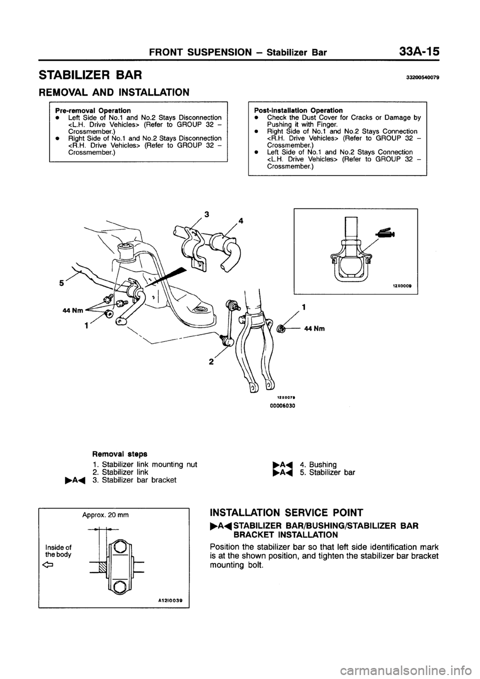 MITSUBISHI GALANT 1997 8.G Workshop Manual MITSUBISHI GALANT 1997 8.G Workshop Manual
