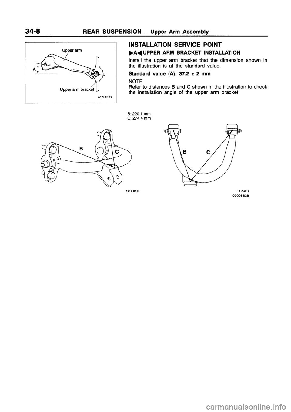 MITSUBISHI GALANT 1997 8.G Workshop Manual 