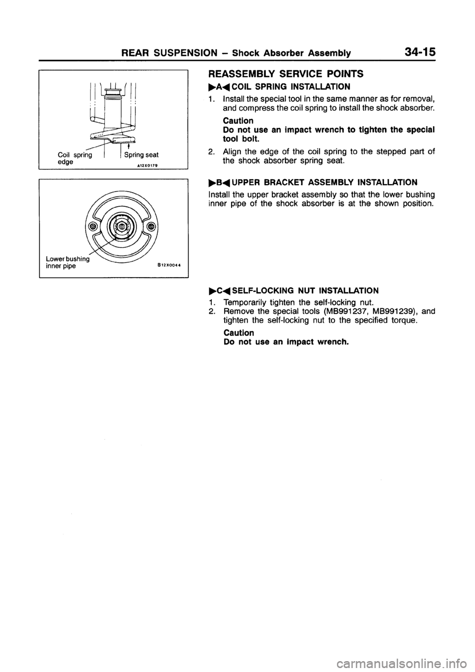 MITSUBISHI GALANT 1997 8.G Workshop Manual 