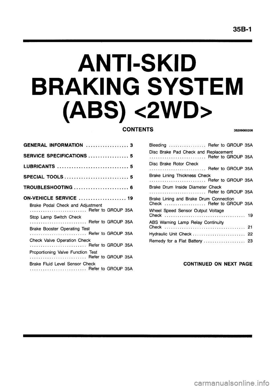 MITSUBISHI GALANT 1997 8.G Workshop Manual MITSUBISHI GALANT 1997 8.G Workshop Manual