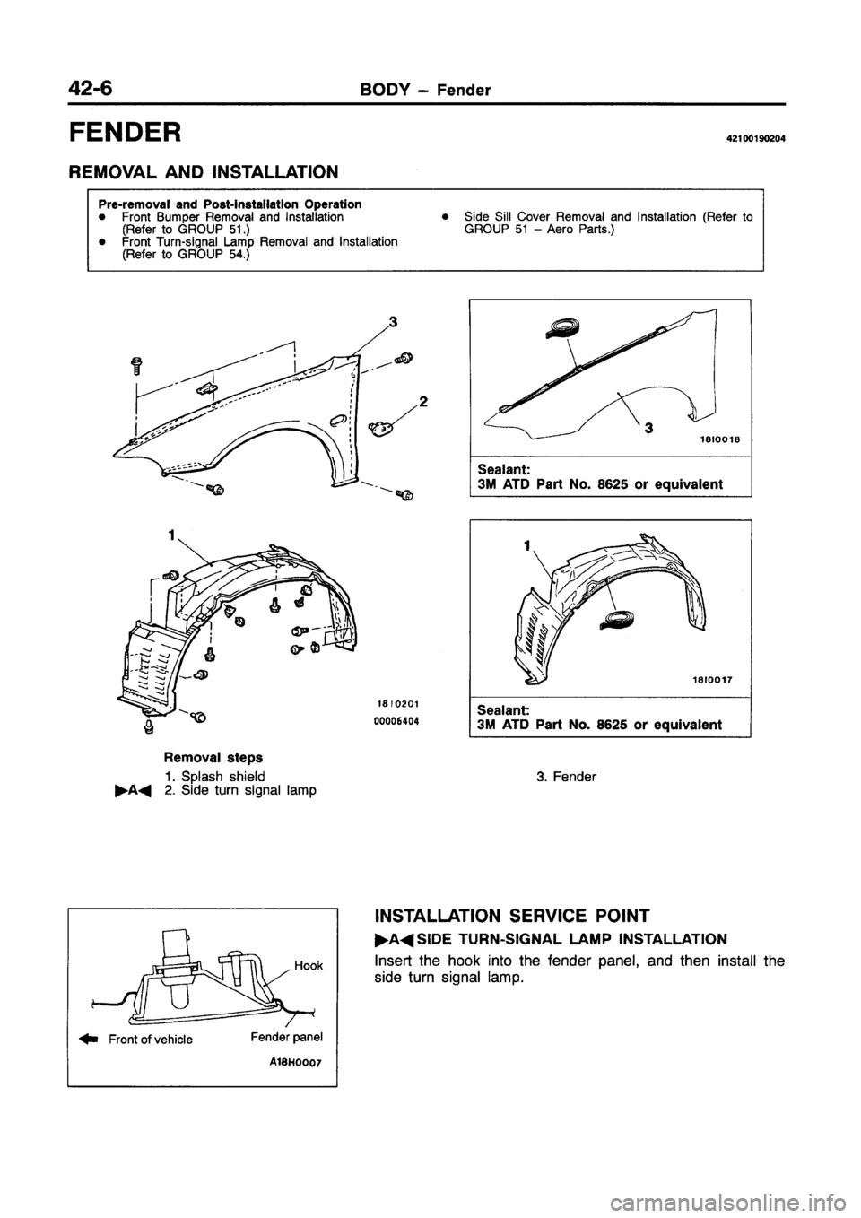 MITSUBISHI GALANT 1997 8.G Workshop Manual MITSUBISHI GALANT 1997 8.G Workshop Manual