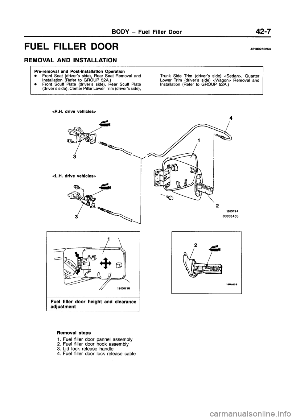 MITSUBISHI GALANT 1997 8.G Workshop Manual MITSUBISHI GALANT 1997 8.G Workshop Manual