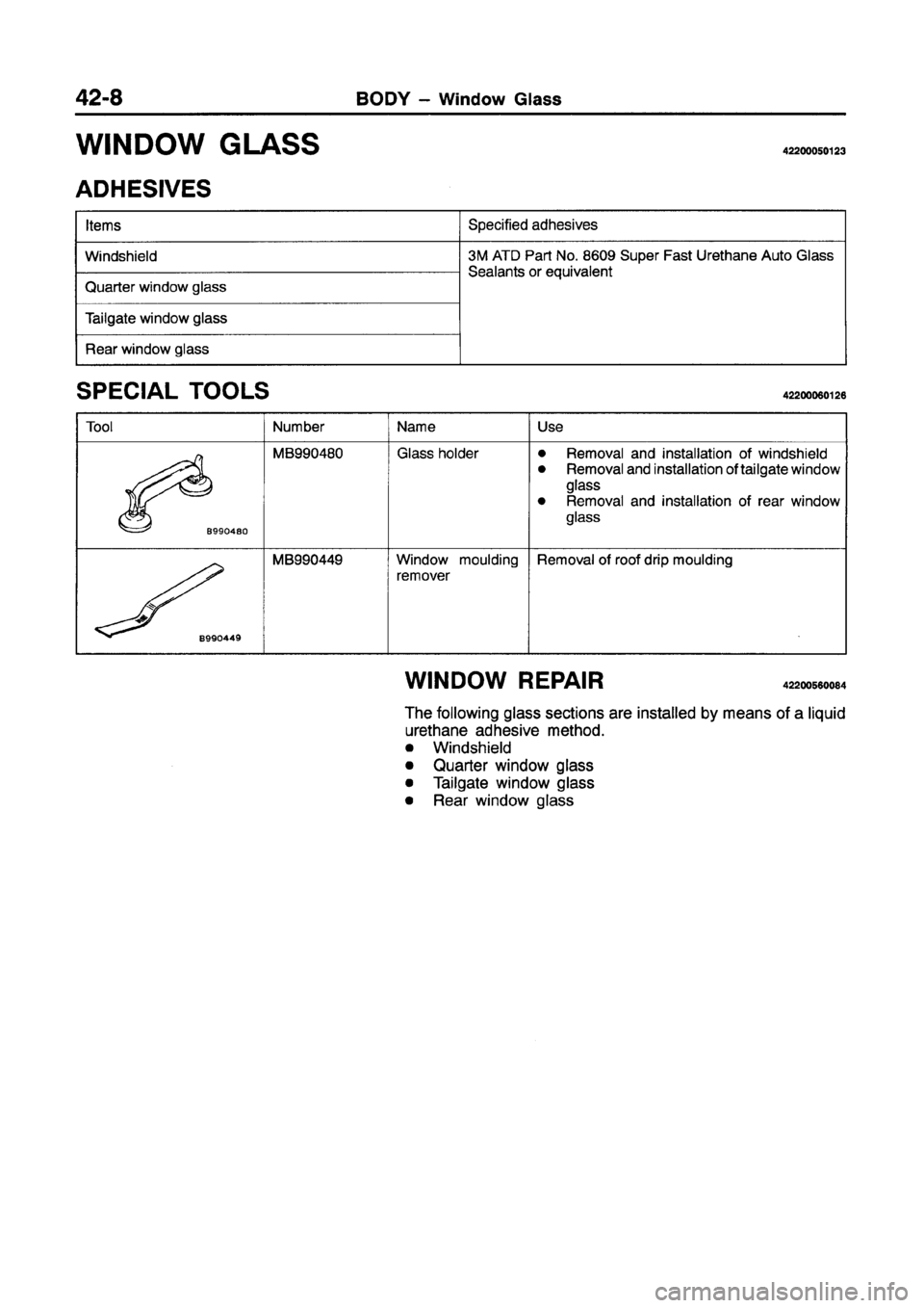 MITSUBISHI GALANT 1997 8.G Workshop Manual MITSUBISHI GALANT 1997 8.G Workshop Manual