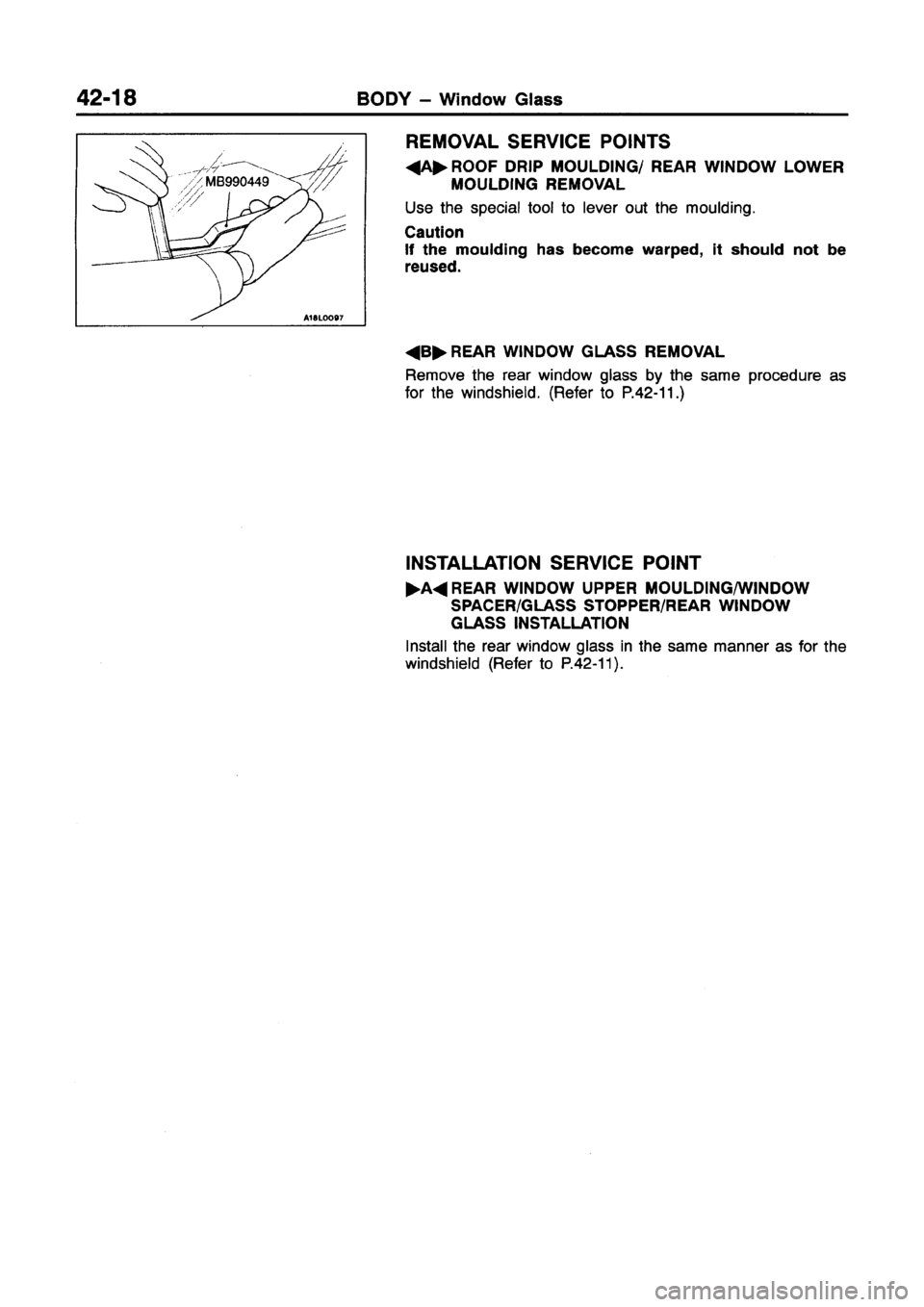 MITSUBISHI GALANT 1997 8.G Workshop Manual MITSUBISHI GALANT 1997 8.G Workshop Manual