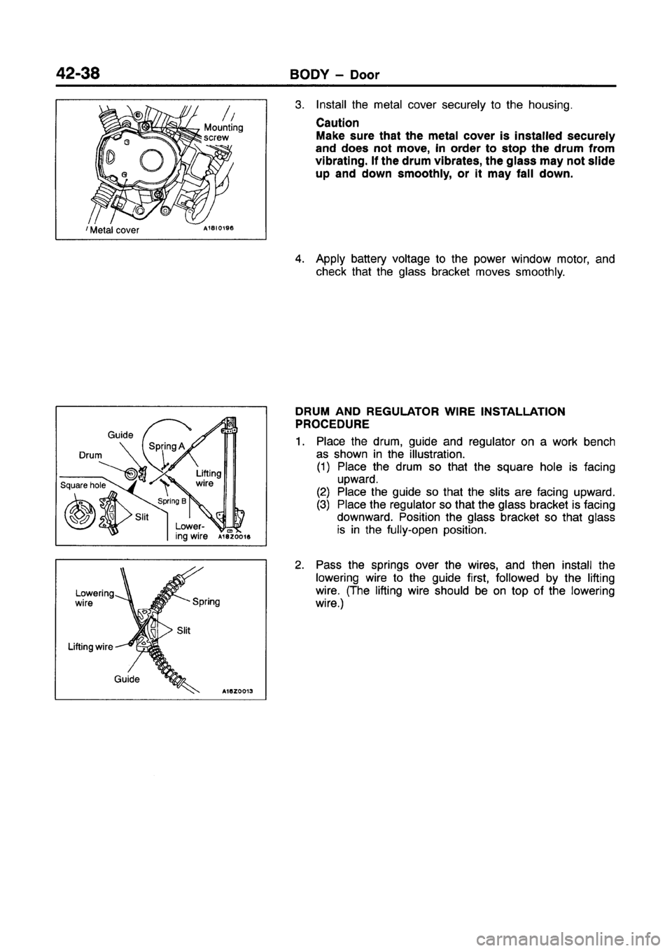 MITSUBISHI GALANT 1997 8.G Workshop Manual MITSUBISHI GALANT 1997 8.G Workshop Manual