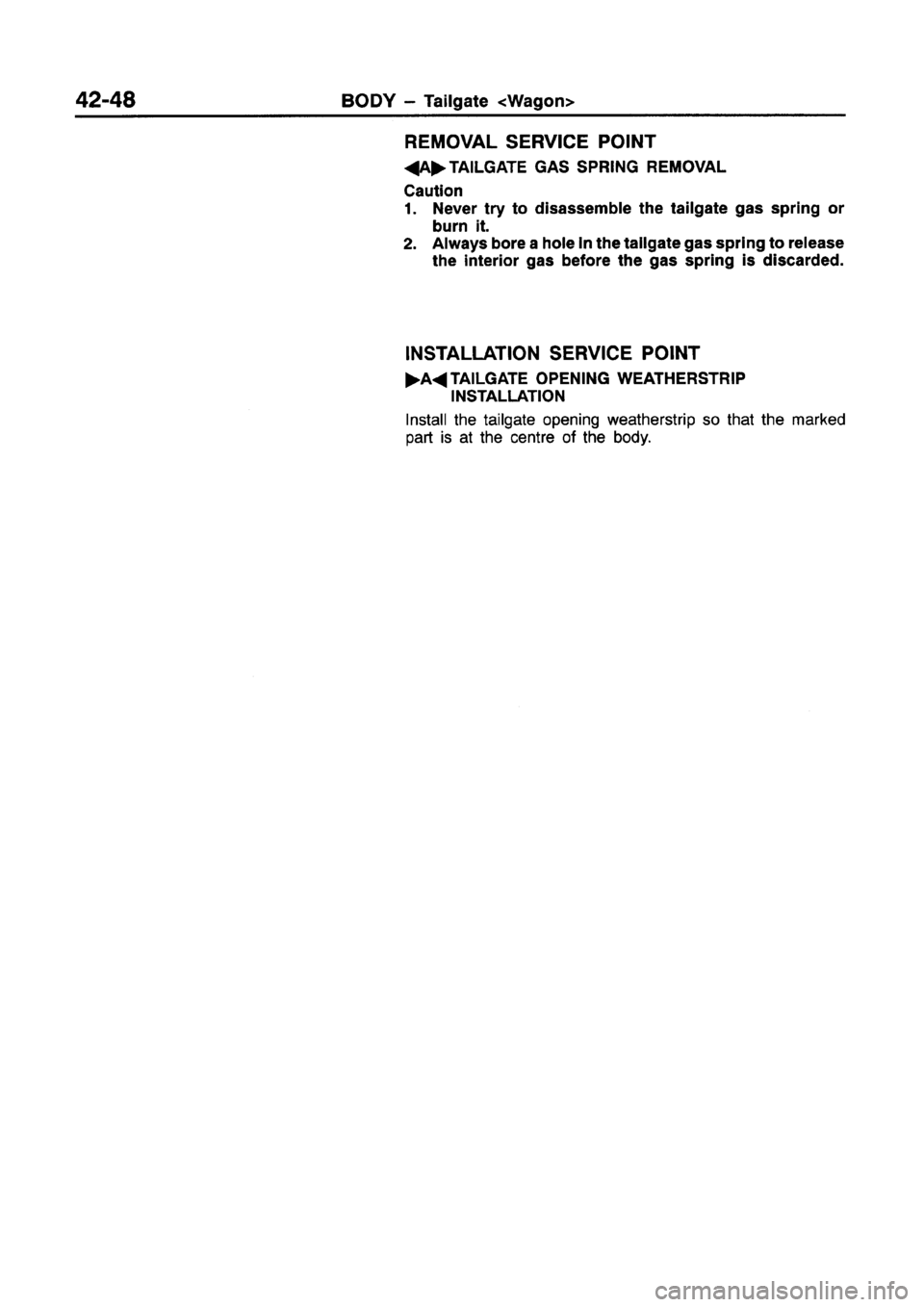 MITSUBISHI GALANT 1997 8.G Workshop Manual MITSUBISHI GALANT 1997 8.G Workshop Manual