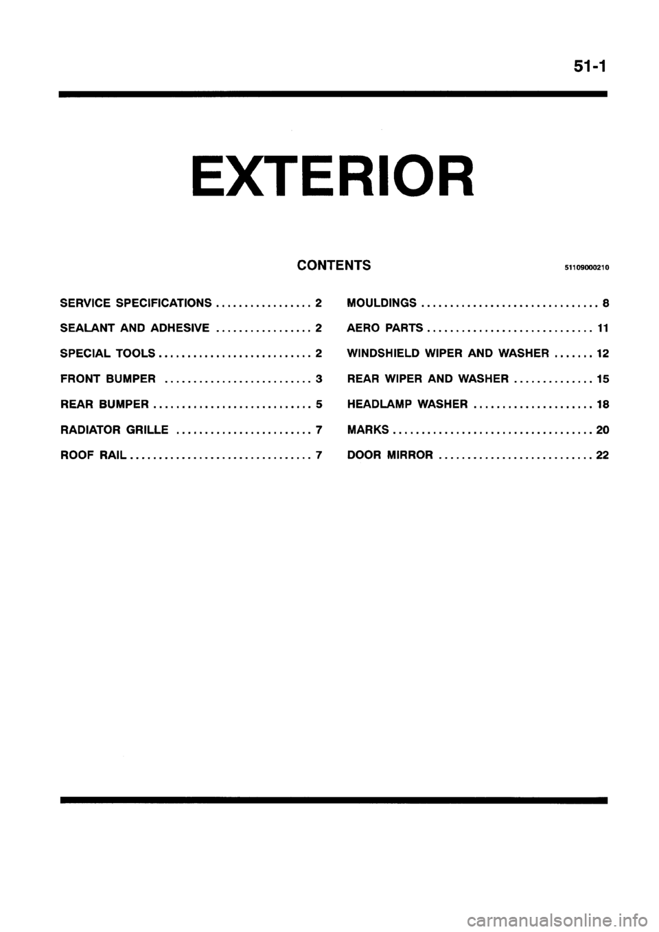MITSUBISHI GALANT 1997 8.G Workshop Manual MITSUBISHI GALANT 1997 8.G Workshop Manual