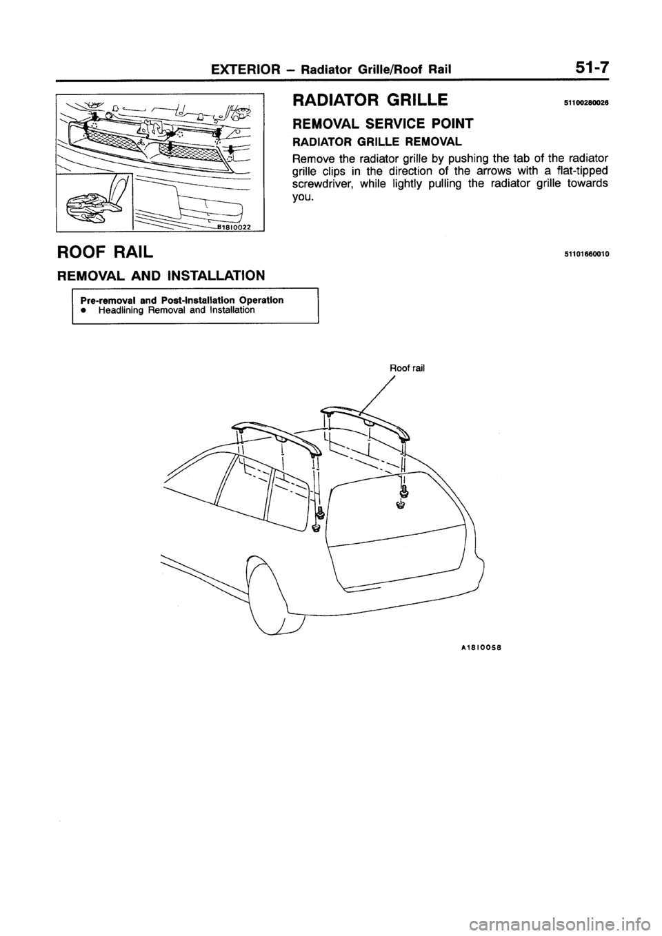 MITSUBISHI GALANT 1997 8.G Workshop Manual MITSUBISHI GALANT 1997 8.G Workshop Manual