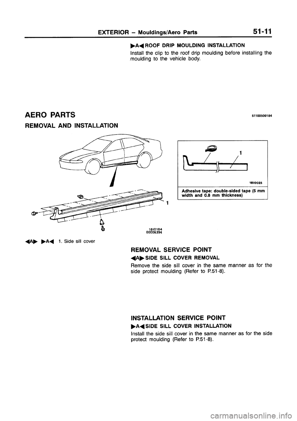 MITSUBISHI GALANT 1997 8.G Workshop Manual MITSUBISHI GALANT 1997 8.G Workshop Manual