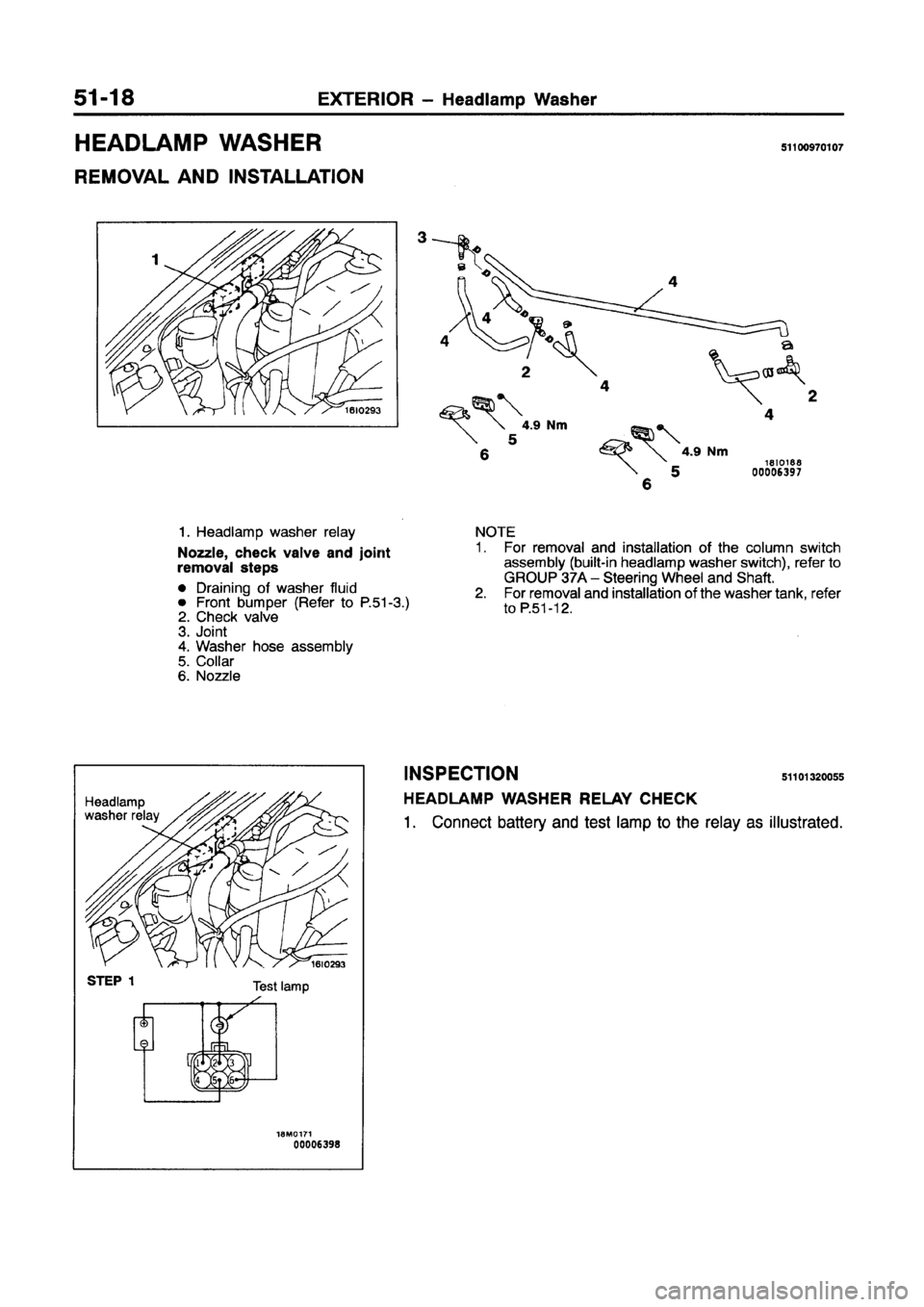 MITSUBISHI GALANT 1997 8.G Workshop Manual MITSUBISHI GALANT 1997 8.G Workshop Manual