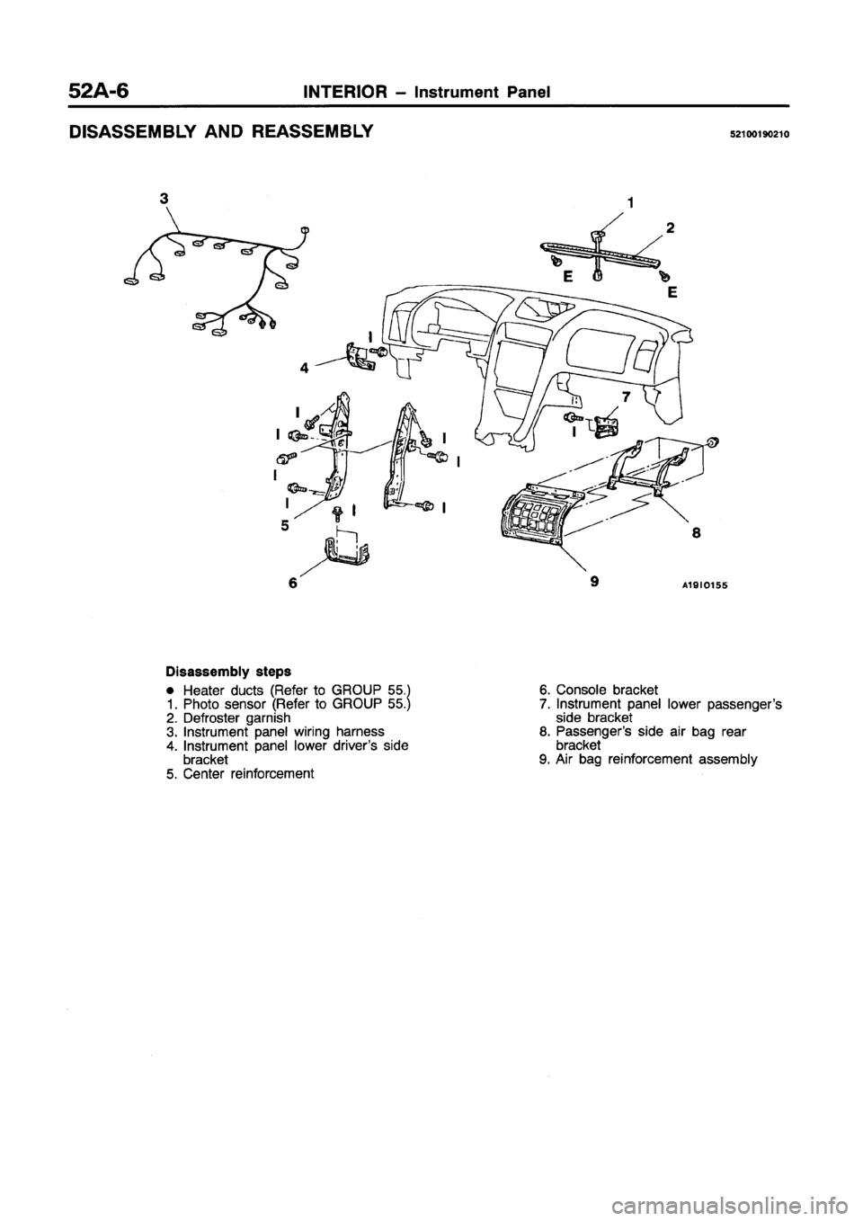 MITSUBISHI GALANT 1997 8.G Workshop Manual MITSUBISHI GALANT 1997 8.G Workshop Manual