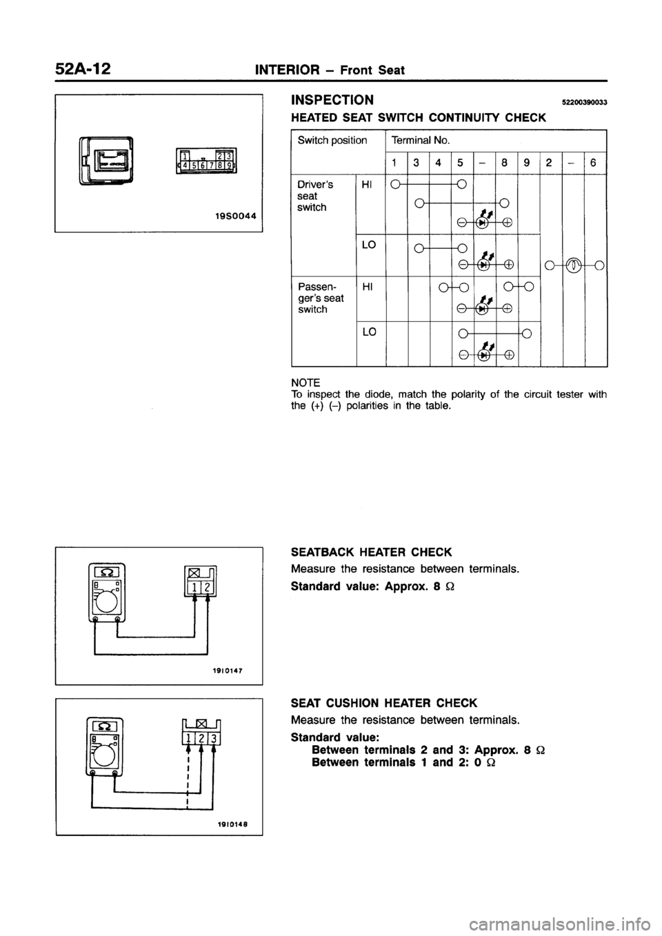 MITSUBISHI GALANT 1997 8.G Workshop Manual MITSUBISHI GALANT 1997 8.G Workshop Manual
