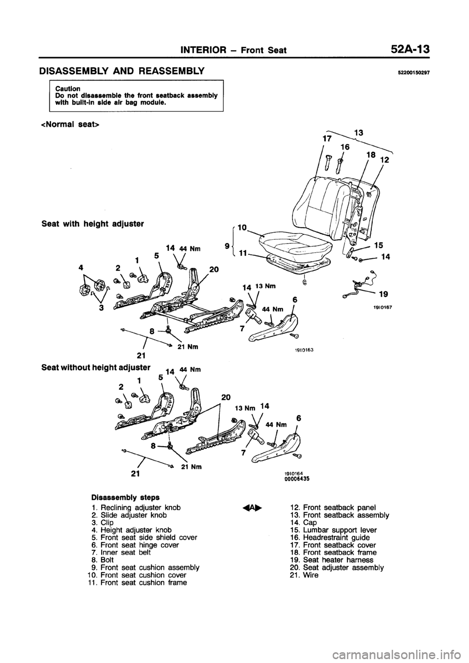 MITSUBISHI GALANT 1997 8.G Workshop Manual MITSUBISHI GALANT 1997 8.G Workshop Manual