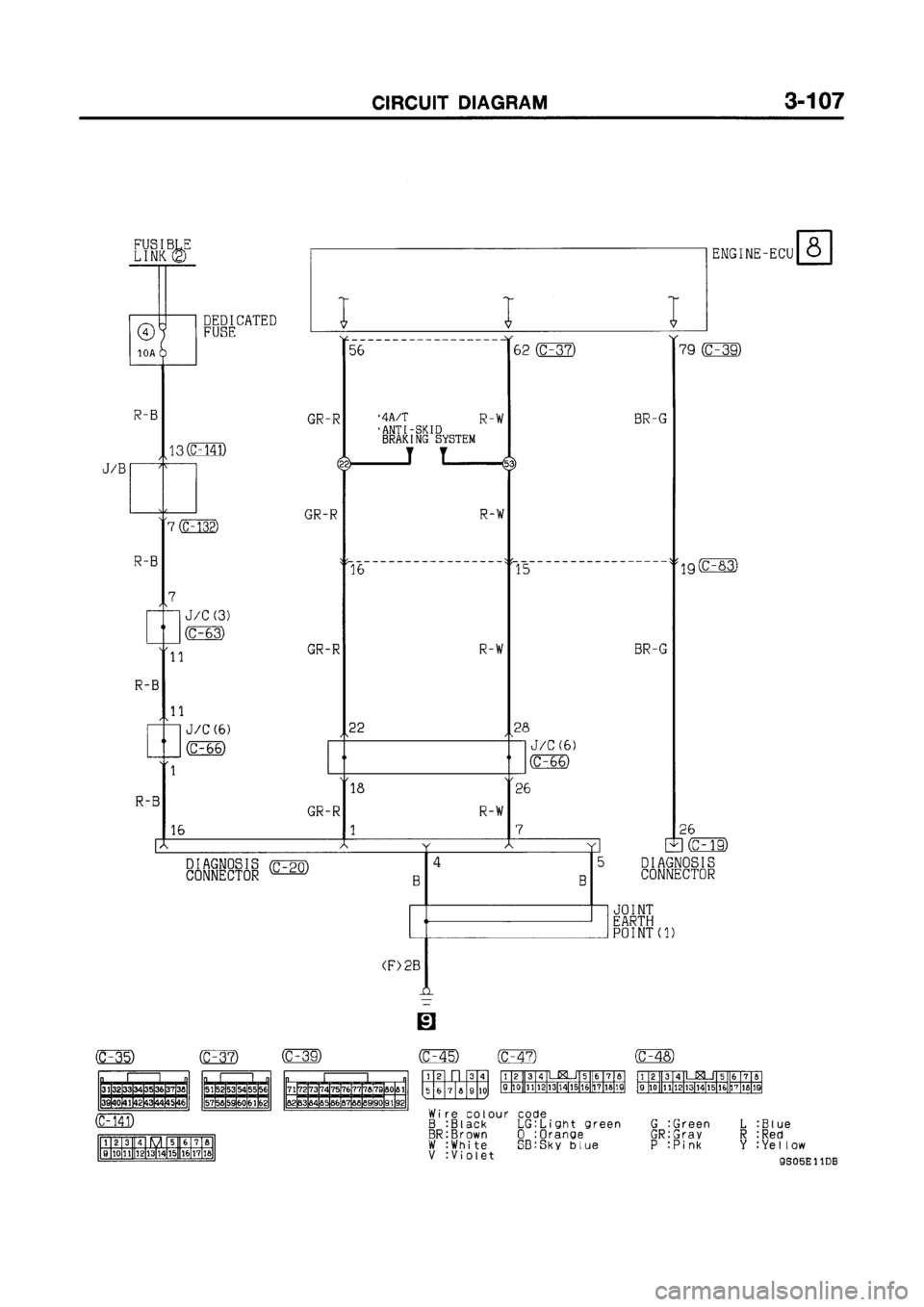 MITSUBISHI GALANT 1999 8.G Electrical Wiring Diagram Workshop Manual MITSUBISHI GALANT 1999 8.G Electrical Wiring Diagram Workshop Manual