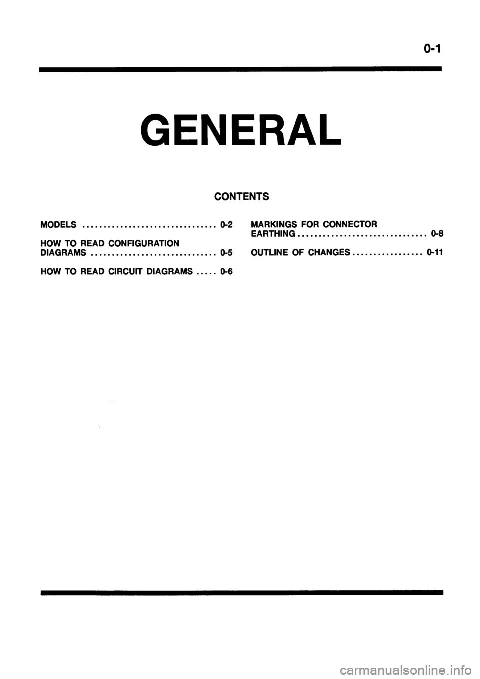 MITSUBISHI GALANT 1999 8.G Electrical Wiring Diagram Workshop Manual 