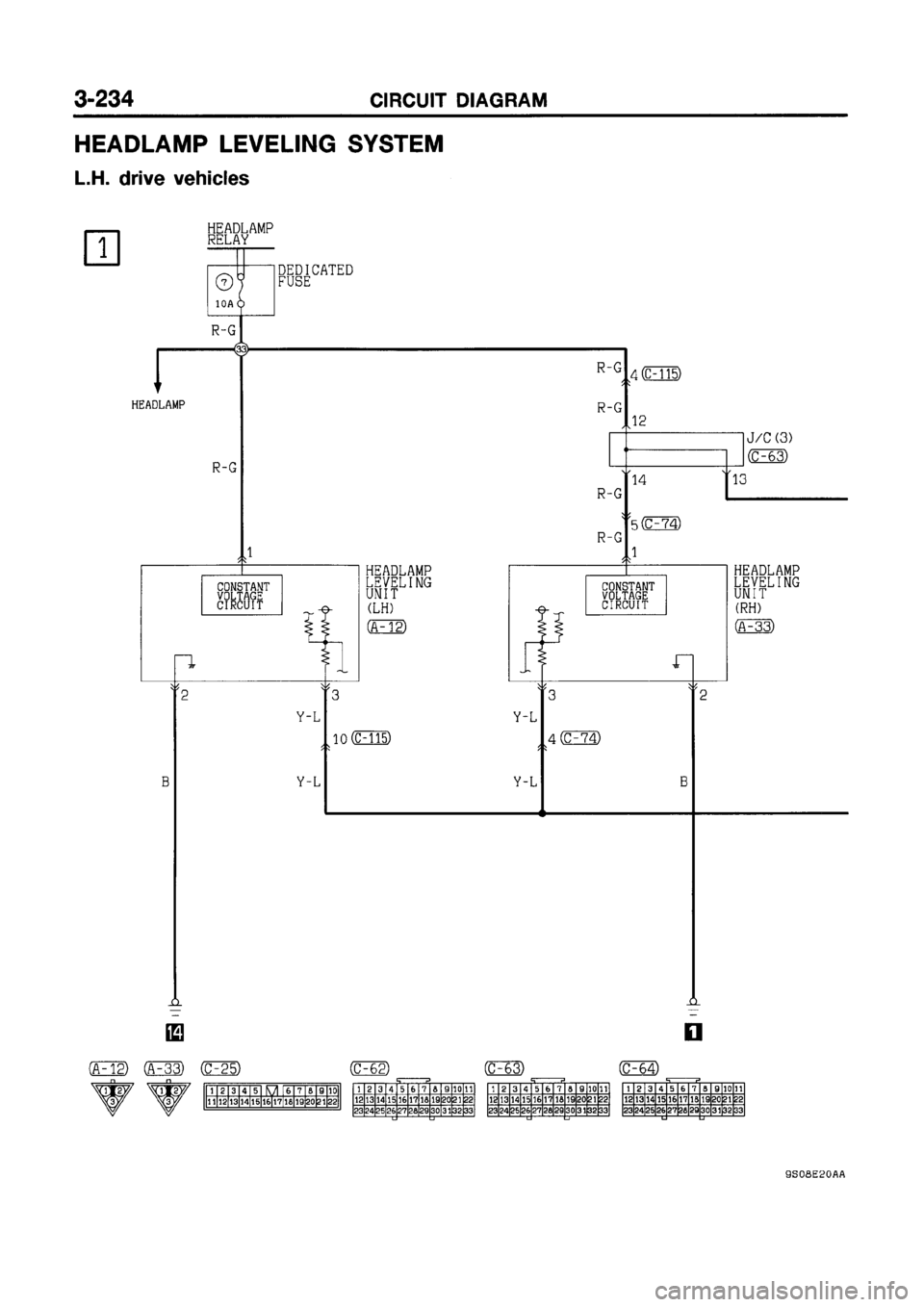 1999 Mitsubishi Galant Radio Wiring Diagram