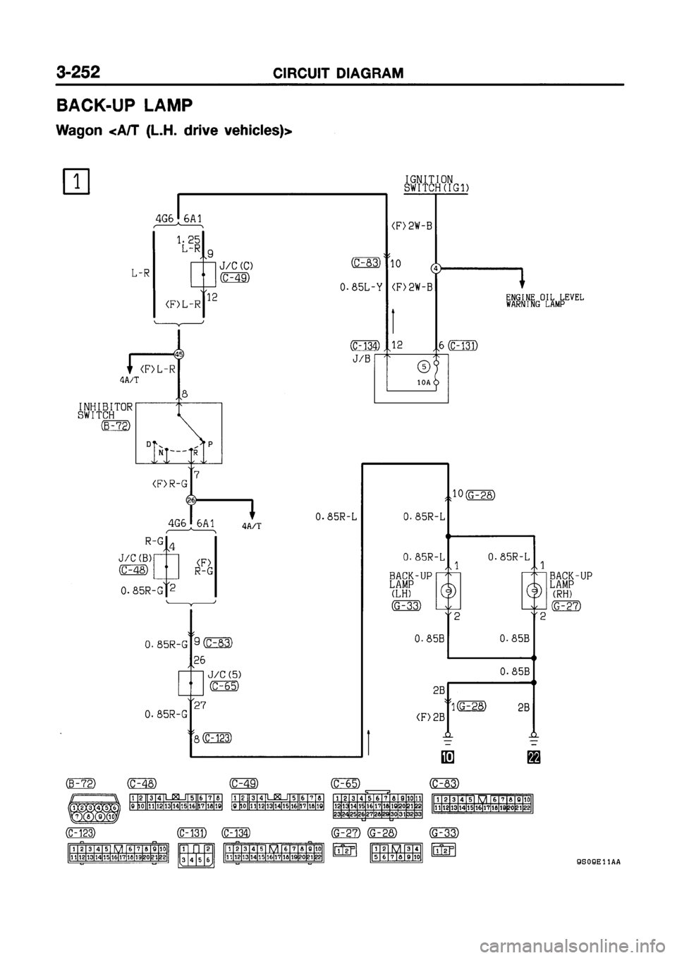 MITSUBISHI GALANT 1999 8.G Electrical Wiring Diagram Workshop Manual 