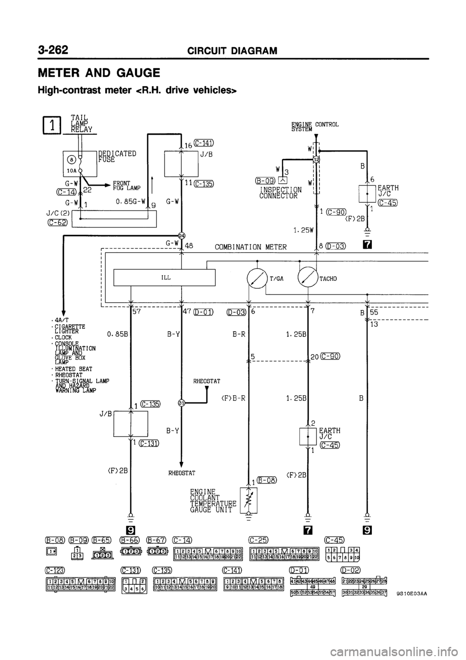 MITSUBISHI GALANT 1999 8.G Electrical Wiring Diagram Workshop Manual 