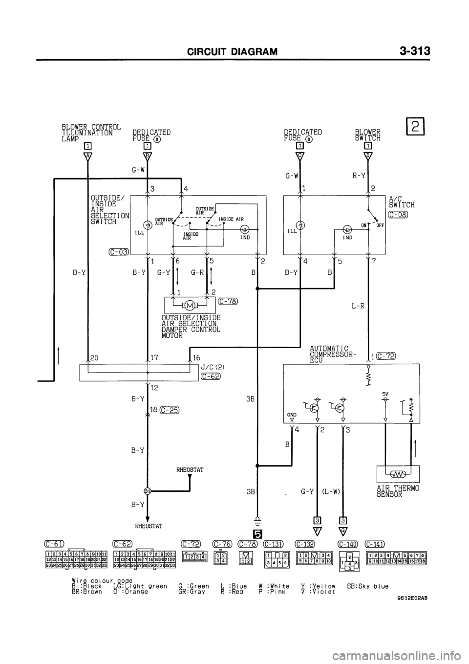 MITSUBISHI GALANT 1999 8.G Electrical Wiring Diagram Workshop Manual MITSUBISHI GALANT 1999 8.G Electrical Wiring Diagram Workshop Manual