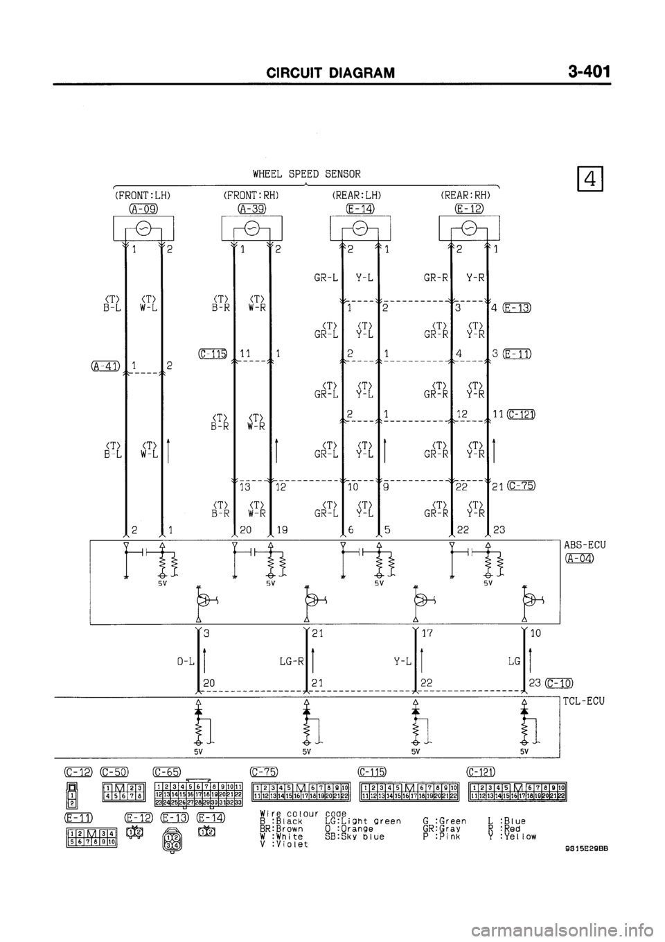 MITSUBISHI GALANT 1999 8.G Electrical Wiring Diagram Workshop Manual MITSUBISHI GALANT 1999 8.G Electrical Wiring Diagram Workshop Manual
