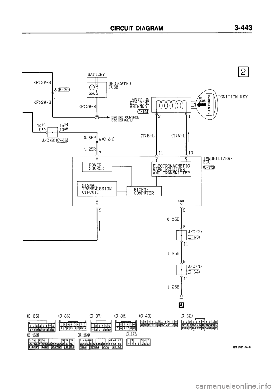 MITSUBISHI GALANT 1999 8.G Electrical Wiring Diagram Workshop Manual MITSUBISHI GALANT 1999 8.G Electrical Wiring Diagram Workshop Manual
