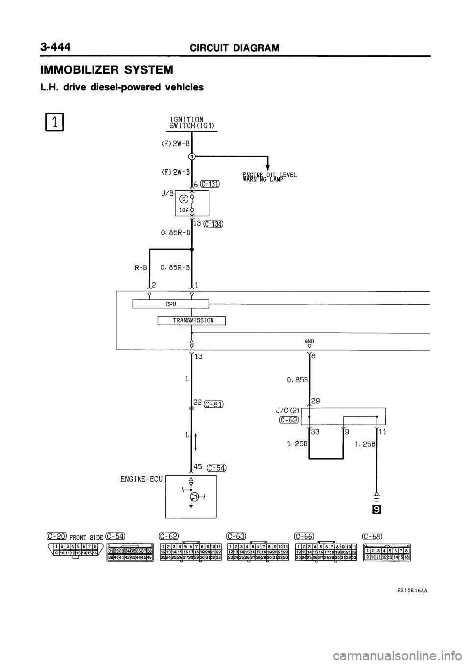 MITSUBISHI GALANT 1999 8.G Electrical Wiring Diagram Workshop Manual MITSUBISHI GALANT 1999 8.G Electrical Wiring Diagram Workshop Manual