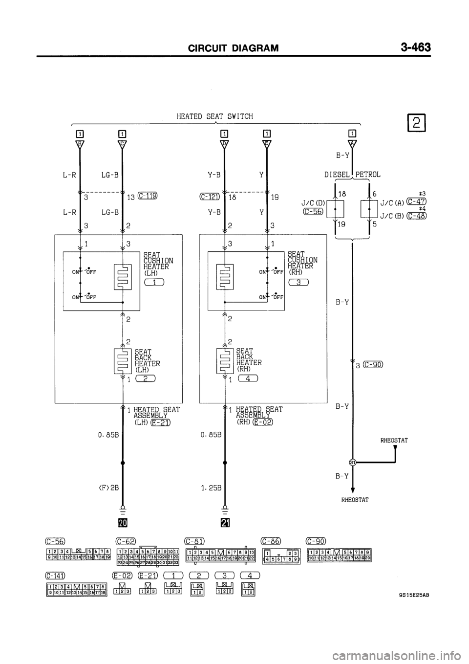 MITSUBISHI GALANT 1999 8.G Electrical Wiring Diagram Workshop Manual 