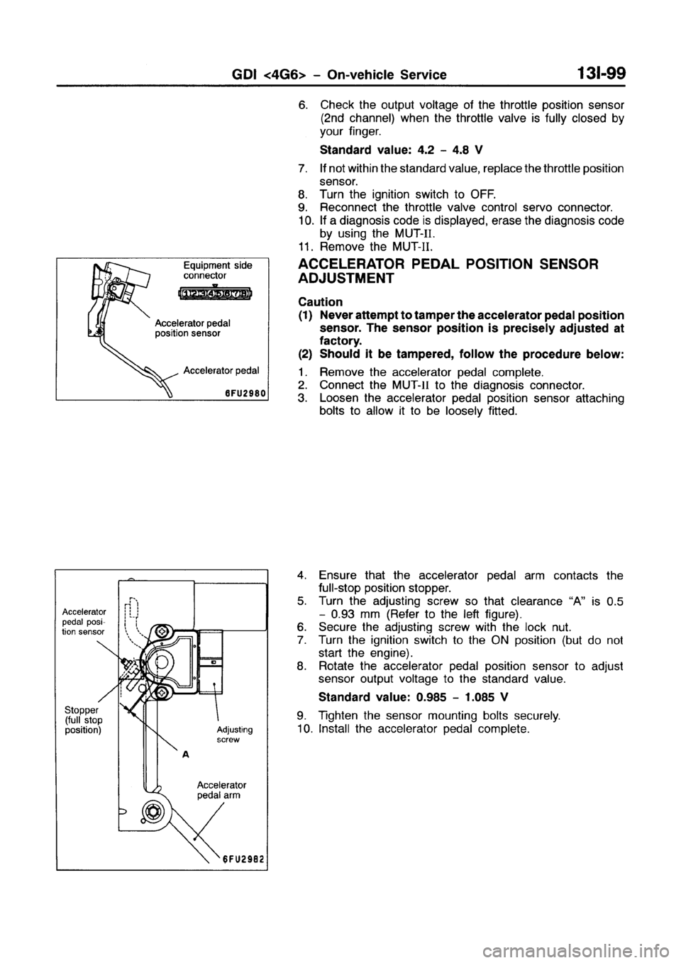 MITSUBISHI GALANT 1999 8.G Workshop Manual MITSUBISHI GALANT 1999 8.G Workshop Manual