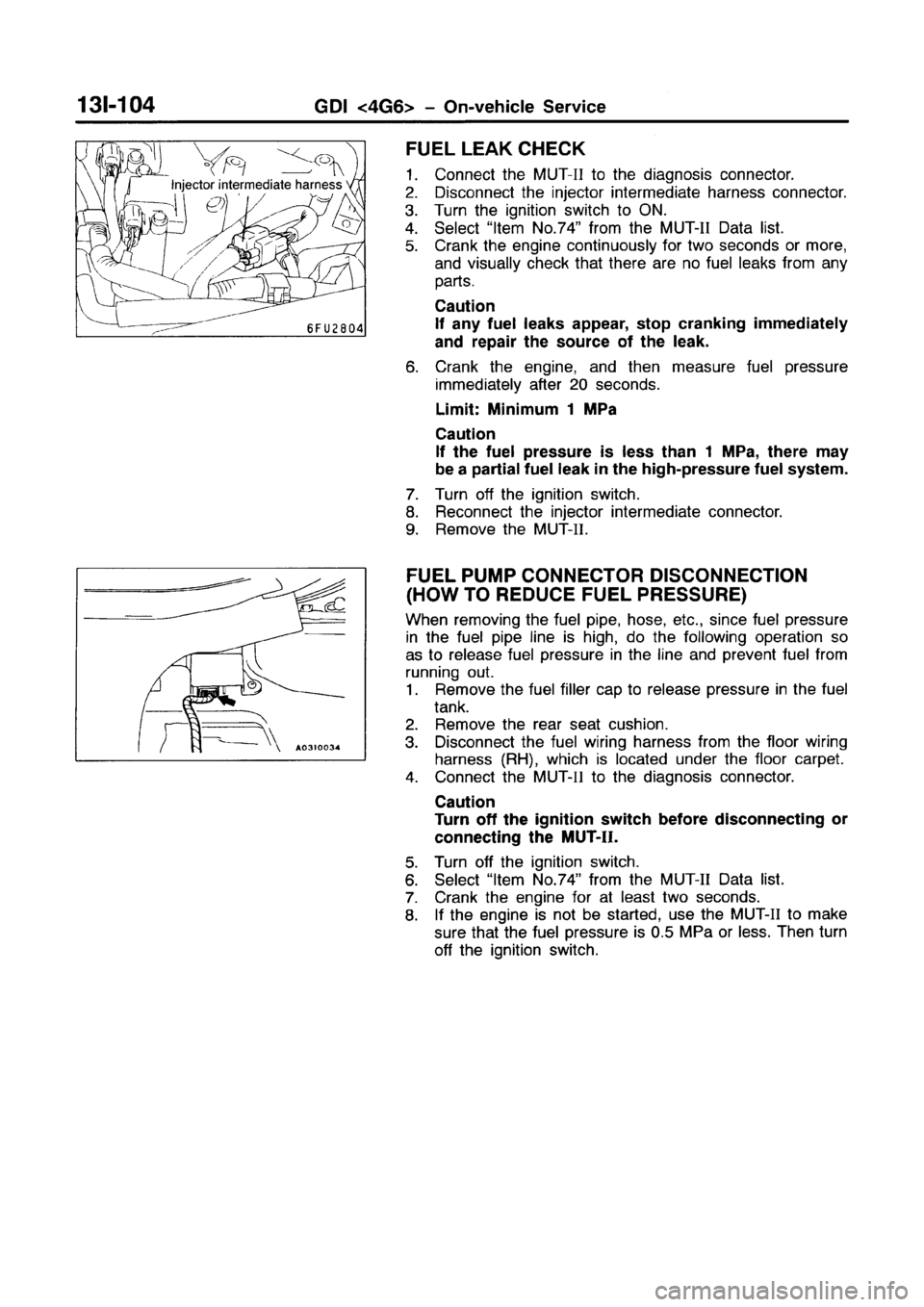 MITSUBISHI GALANT 1999 8.G Workshop Manual MITSUBISHI GALANT 1999 8.G Workshop Manual