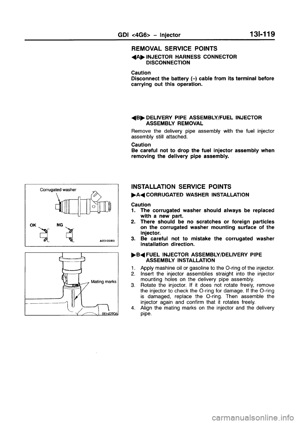 MITSUBISHI GALANT 1999 8.G Workshop Manual MITSUBISHI GALANT 1999 8.G Workshop Manual