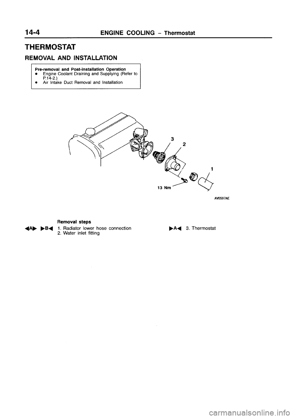 MITSUBISHI GALANT 1999 8.G Workshop Manual MITSUBISHI GALANT 1999 8.G Workshop Manual
