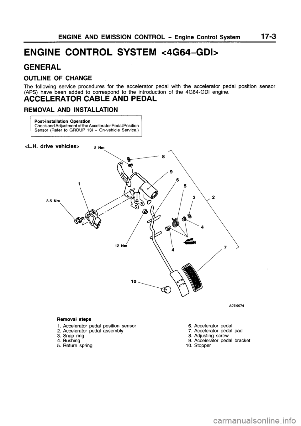 MITSUBISHI GALANT 1999 8.G Workshop Manual MITSUBISHI GALANT 1999 8.G Workshop Manual