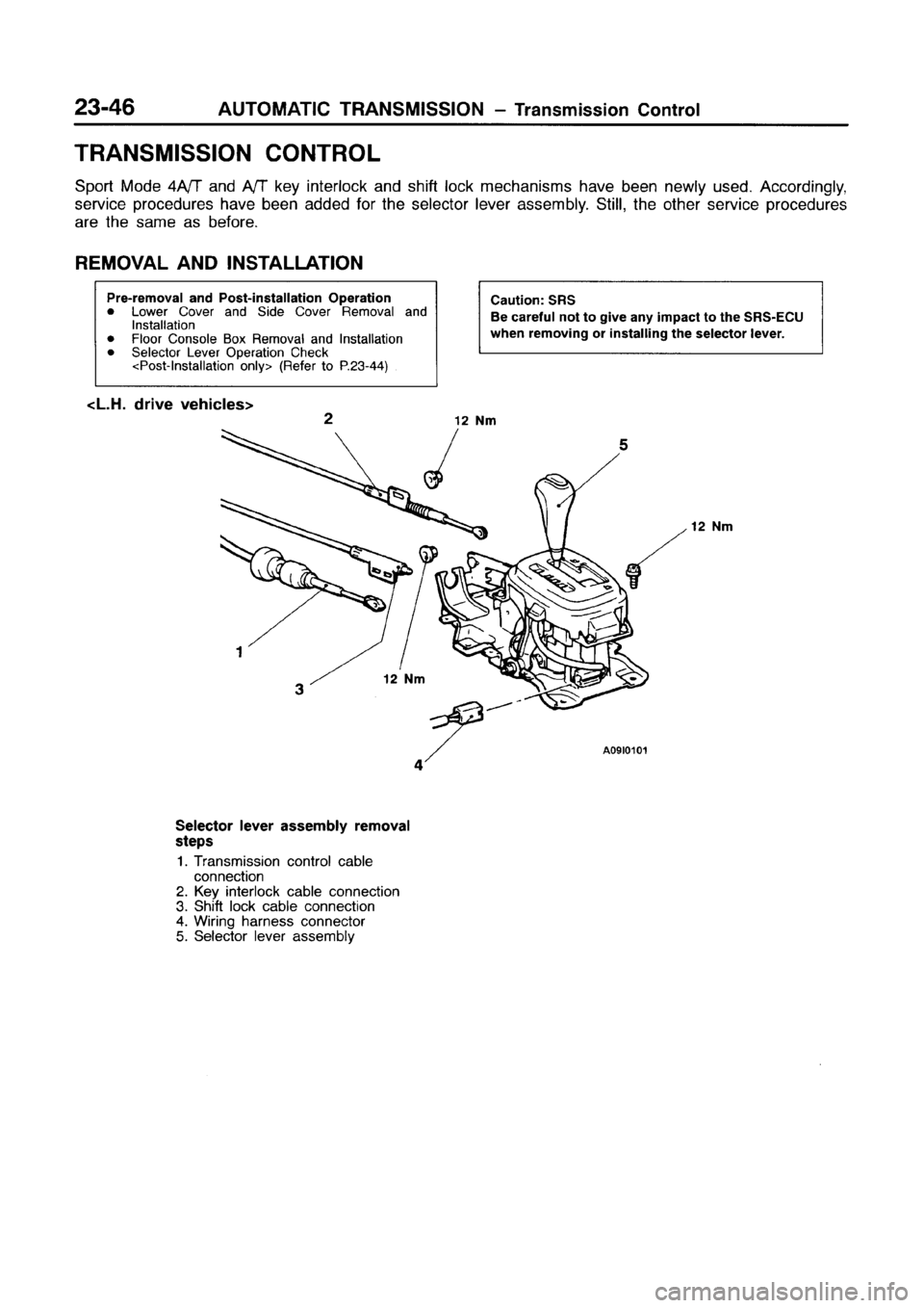 MITSUBISHI GALANT 1999 8.G Workshop Manual MITSUBISHI GALANT 1999 8.G Workshop Manual