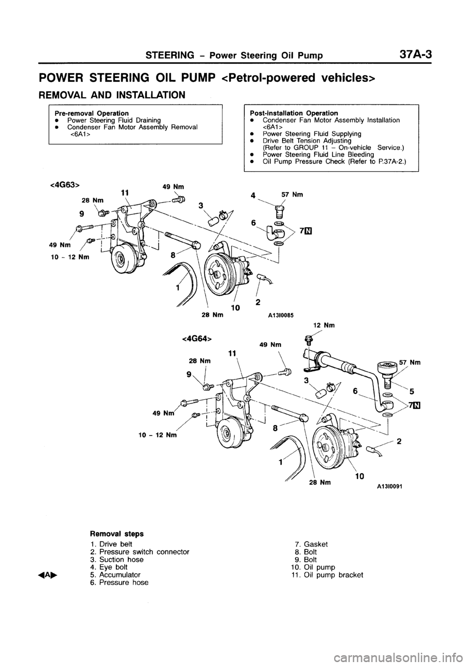 MITSUBISHI GALANT 1999 8.G Workshop Manual MITSUBISHI GALANT 1999 8.G Workshop Manual