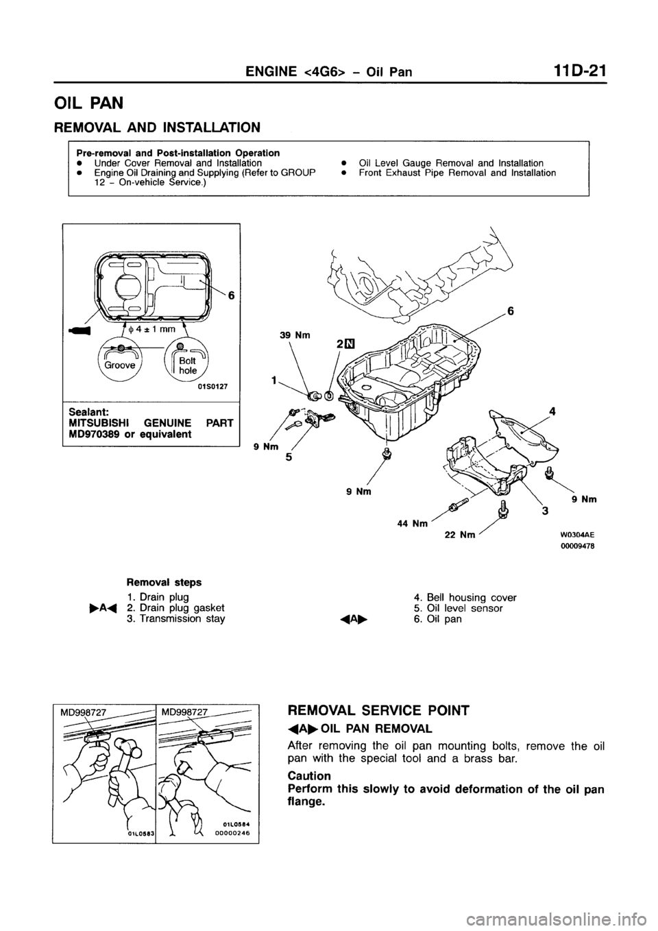 MITSUBISHI GALANT 1999 8.G Owners Guide 